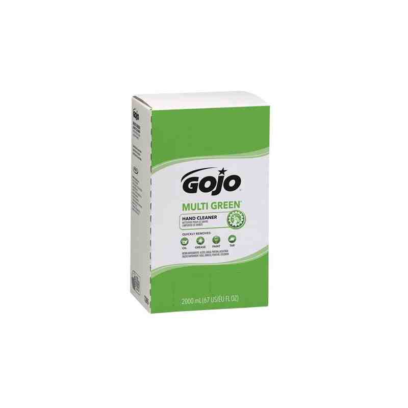 GOJO, Multi Green Hand Cleaner, Gel, 2 L, Refill, Citrus, Dispenser: 7200-01 - [DefendUse.com] - 7265-04 - Hand Cleaner Refills