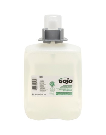 GOJO 5265-02 Green Certified Hand Cleaner, Foam, 2 L, Unscented, Plastic Cartridge, Case of 2 - [DefendUse.com] - 5265-02 - Hand