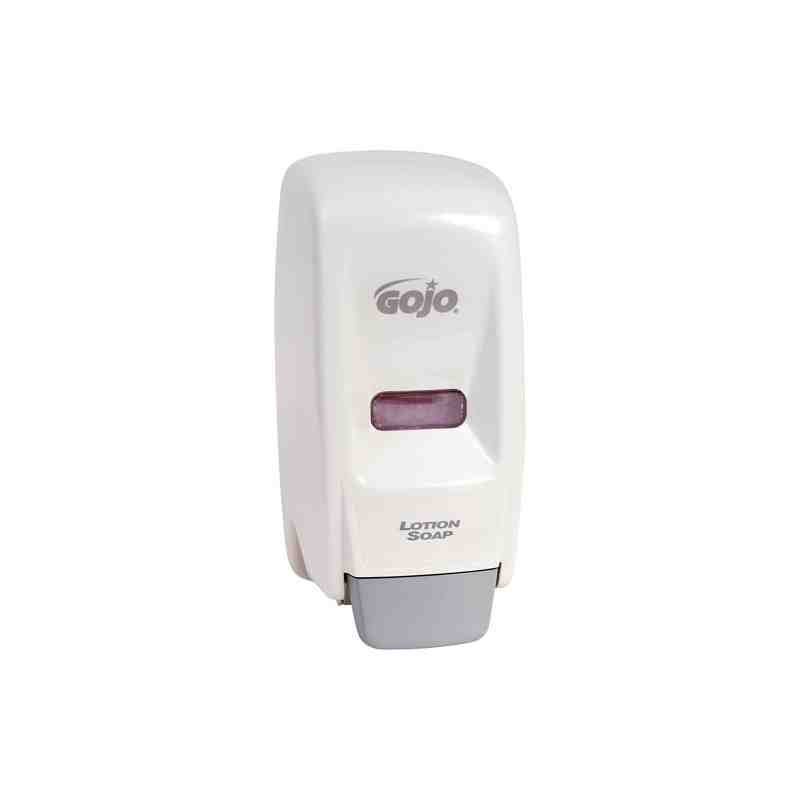 GOJO, 800 Series Bag-In-Box Dispenser, Capacity: 800 ml, Style: Push - [DefendUse.com] - 9034-12 - Hand Cleaner Dispensers