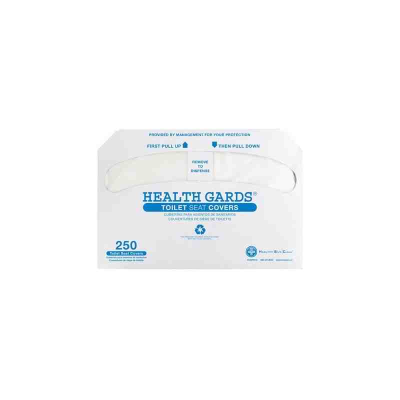 HOSPECO HG1000 Toilet Seat Cover, Half-fold, 1000 / Carton 250bx, 4bx/cs, White, Case: 1000 - [DefendUse.com] - HG1000 - Toilet 