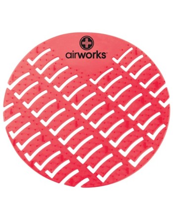 HOSPECO AWUS229BX Airworks EVA Urinal Screen 10/pk - Fruit - Lt Red,Case: 10 - [DefendUse.com] - AWUS229BX - Toilet & Urinal