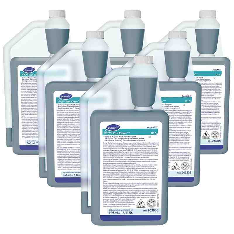 Diversey 903836 Suma Pan Clean Pot & Pan Detergent Accumix, Case of 6x946ml - [DefendUse.com] - 903836 - Diversey Holdings Clean