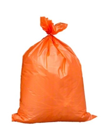 RALSTON  Industrial Garbage Bags, 3X Strong, 35" x 50", 2.7 mils, 50 /Pkg., Orange - 1