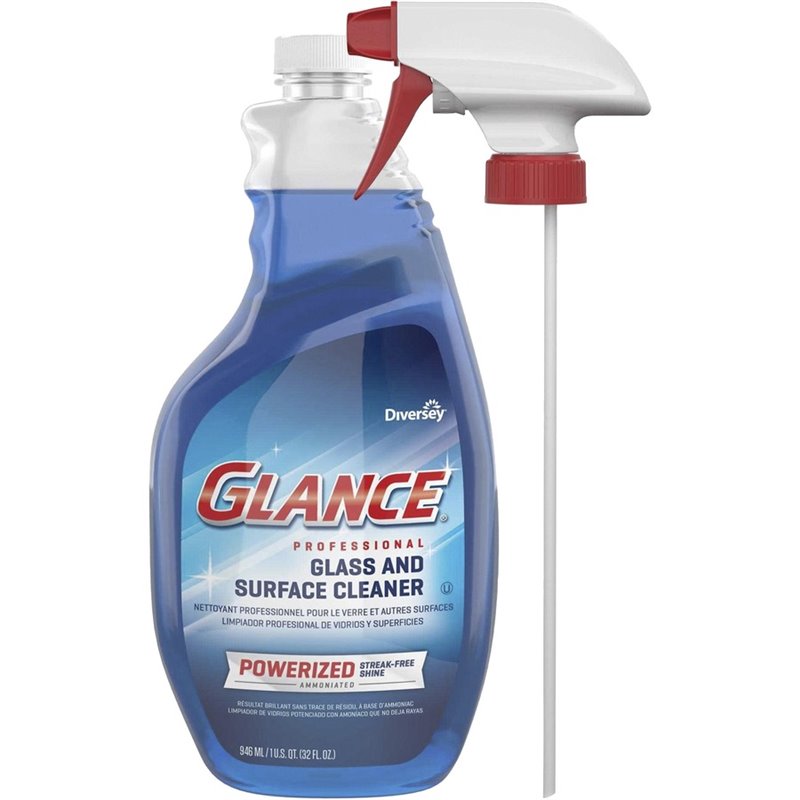 Diversey CBD540298 Glance Professional Glass/Multi-Surface Cleaner Capped - 4/946ml, Case - [DefendUse.com] - CBD540298 - Glance