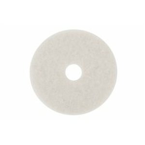 Floor Pad - White Super Polish Pad 12" 5/cs[F-4100-WHT-12],5/CS, Price Per Case