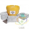 Spill Kit, Oil Only, Salvage Drum/Overpack, 20 US gal. Absorbancy