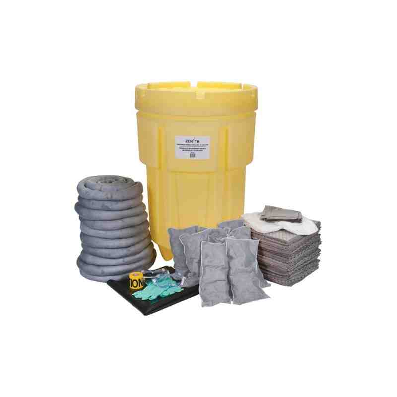 Shop Spill Kit, Universal, Drum, 95 US gal. Absorbancy - [Cleaning Supplies Canada Discounts] - I168 - [DefendUse.com]