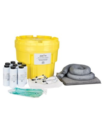 Caustic Spill Kit, Hazmat, Salvage Drum/Overpack, 20 US gal. Absorbancy - [Cleaning Supplies Canada Discounts] - I262 - [DefendU