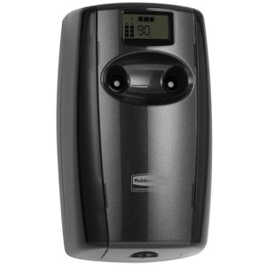Rubbermaid FG4870002 Microburst Duet 2-Fragrance Aerosol Odor Control Air Care System, Dispenser, Black/Black Pearl - [DefendUse