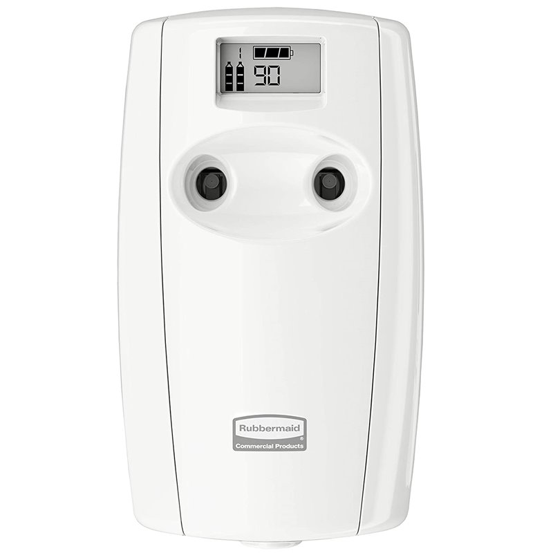 Rubbermaid FG4870056 Microburst Duet 2-Fragrance Aerosol Odor Control Air Care System, Dispenser, White/White - [DefendUse.com] 