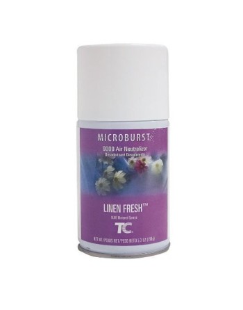 Rubbermaid FG4012441 Microburst 9000 Refill with Linen Fresh, Case of 4 - [DefendUse.com] - FG4012441 - Microburst 9000