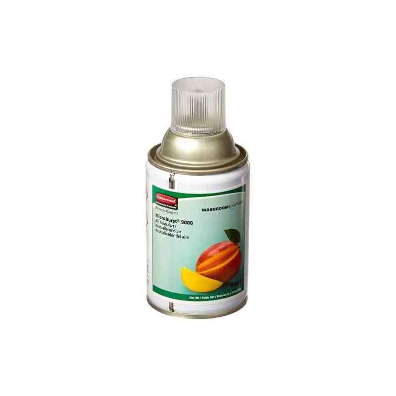 Rubbermaid FG401693 Refill for Microburst 9000 Automatic Odor Control System, Mango, Case: 4 - [DefendUse.com] - FG401693 - Micr