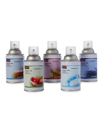 Rubbermaid FG4012491 Refill for Microburst 9000 Automatic Odor Control System, 5-Pack of Assorted Fragrances - [DefendUse.com] -