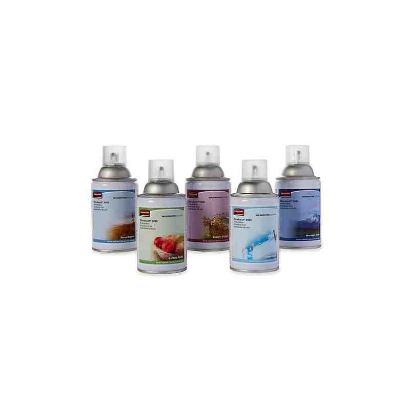 Rubbermaid FG4012491 Refill for Microburst 9000 Automatic Odor Control System, 5-Pack of Assorted Fragrances - [DefendUse.com] -