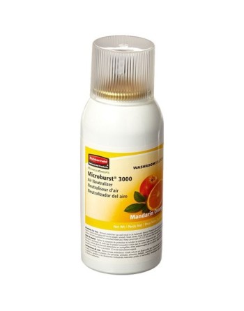 Rubbermaid FG402408 Microburst 3000 Air Freshener Refill, Mandarin Orange, Case: 12 - [DefendUse.com] - FG402408 - Microburst 30