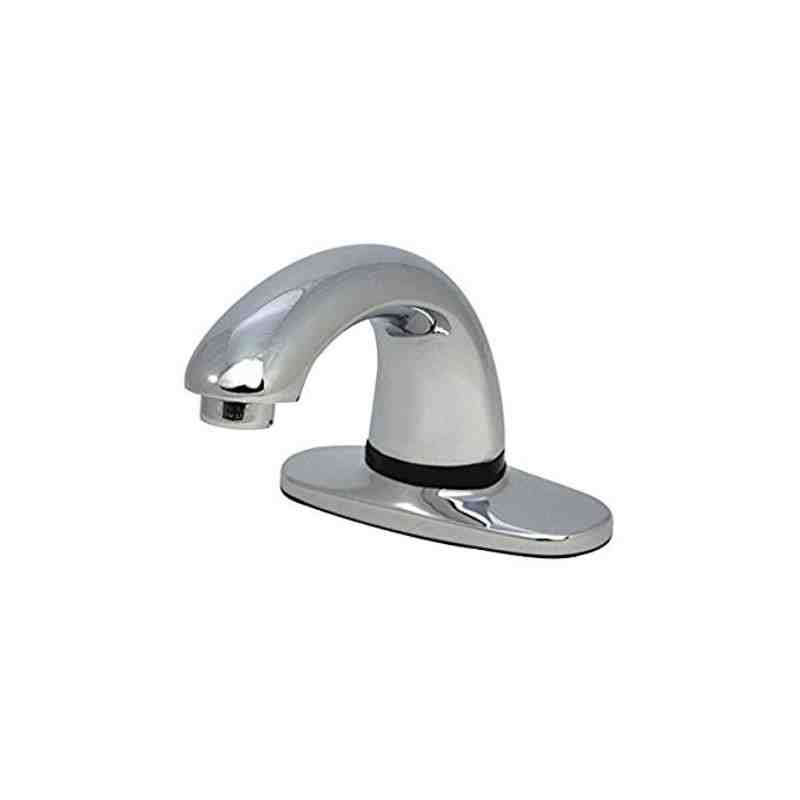 Rubbermaid 1903291 Milano Chrome 8" Center Set Deck Mounted Hands-Free Sensor Faucet with 3 3/4" Spout - [DefendUse.com] - 19032