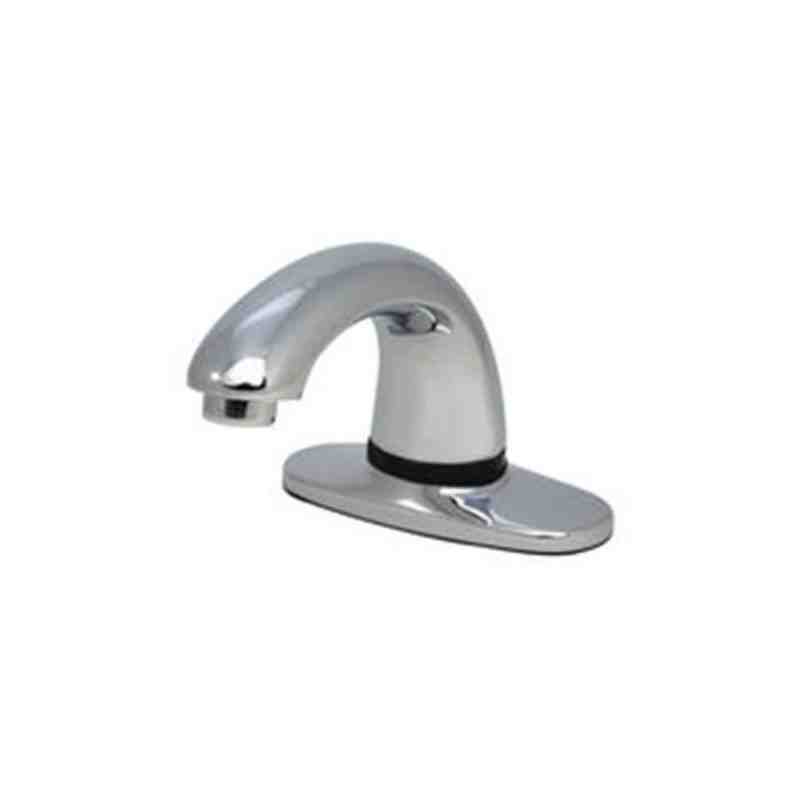 Rubbermaid 1903287 Milano Chrome Single Hole Deck Mounted Hands-Free Sensor Faucet with 3 3/4" Spout - [DefendUse.com] - 1903287