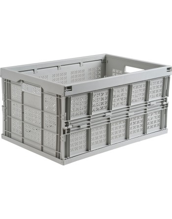 Collapsible Containers, 21" L x 14" W x 10.5" H, Grey - 2