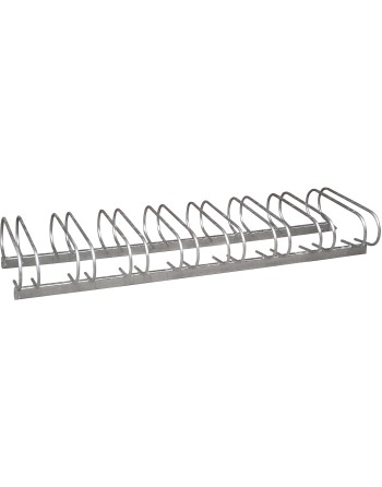 PARCO  Style Bicycle Rack, Galvanized Steel, 8 Bike Capacity - 1