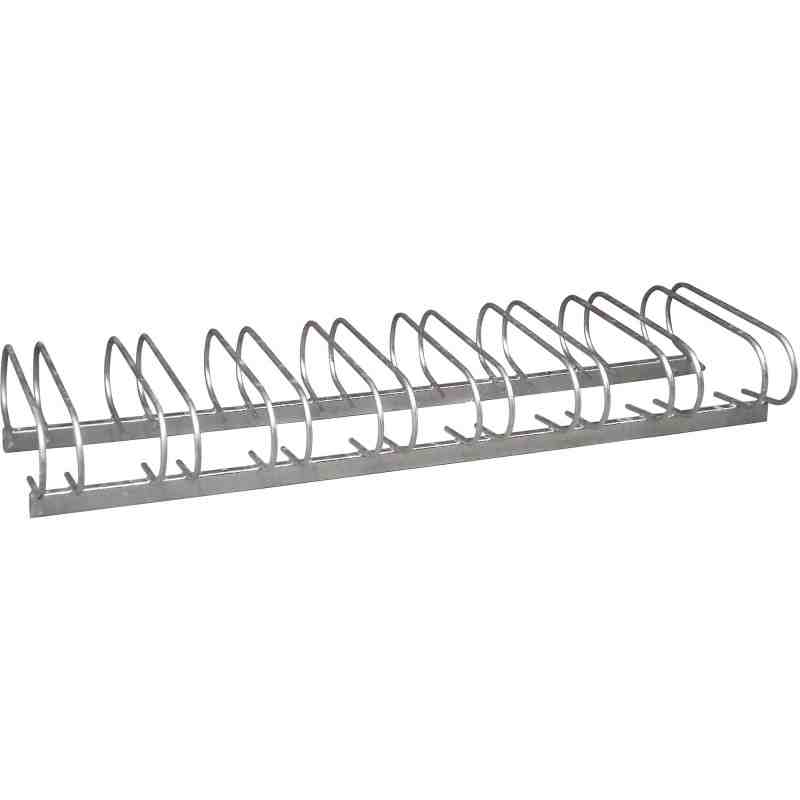 PARCO  Style Bicycle Rack, Galvanized Steel, 8 Bike Capacity - 1