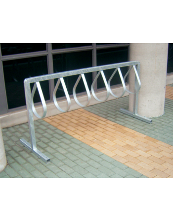 PARCO  Style Bicycle Rack, Galvanized Steel, 12 Bike Capacity - 1