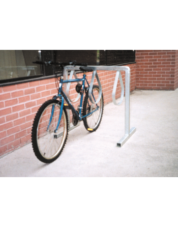 PARCO  Style Bicycle Rack, Galvanized Steel, 6 Bike Capacity - 1