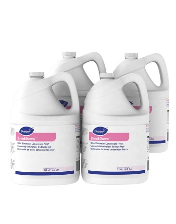 Diversey 94355110 Odor Eliminator Cherry Almond Scent Liquid, 3.78L, Case of 4 - [DefendUse.com] - 94355110 - Diversey Holdings 