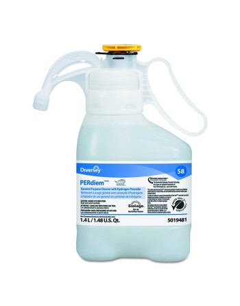 Diversey 95019481 PERdiem Concentrated General Cleaner W/ Hydrogen Peroxide, 47.34oz, Bottle (Case of 2) - [DefendUse.com] - 950