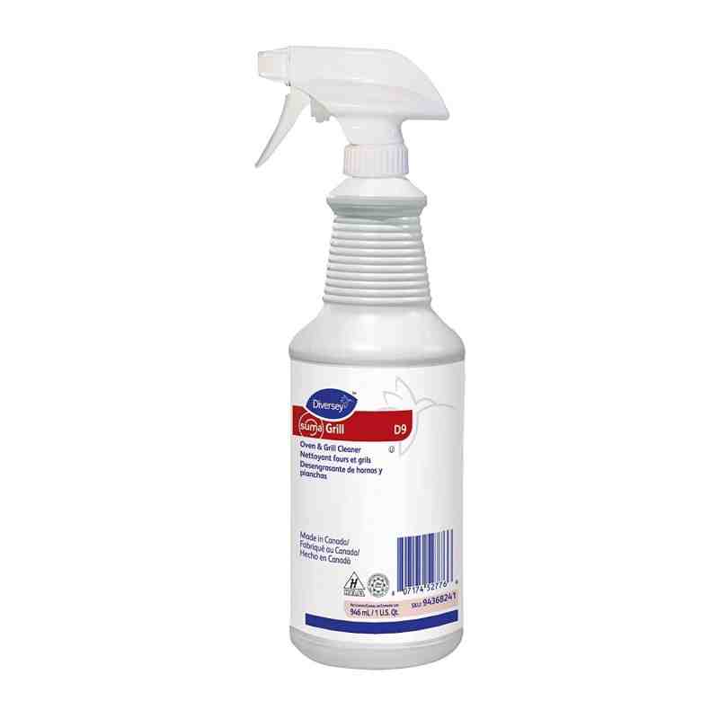 Diversey 94368241 Suma D9 Oven & Grill Cleaner, 946 mL/32 oz. (Pack of 6) - [DefendUse.com] - 94368241 - Diversey Holdings Clean