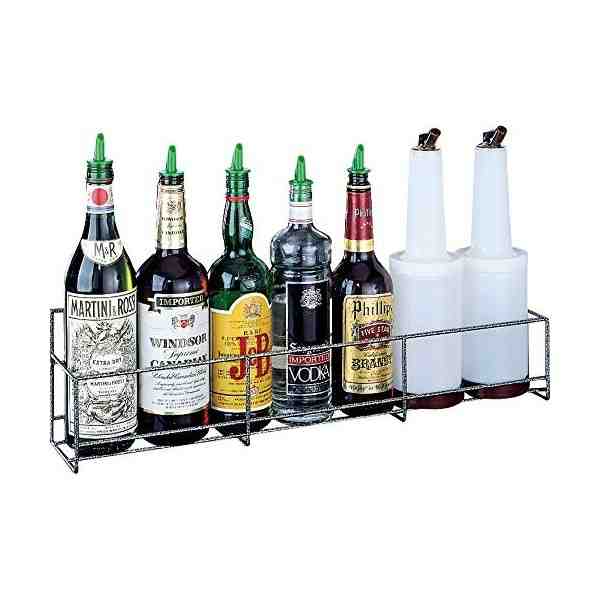 SANJAMAR B5624SG Heavy Gauge Formed Wire Speed Rack Bottle Holder, 24" Width x 6" Height x 4-1/2" Depth - [DefendUse.com] - B562