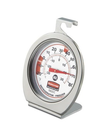 Rubbermaid Refrigerator/Freezer Monitoring Thermometer, -20F to 80F - 1