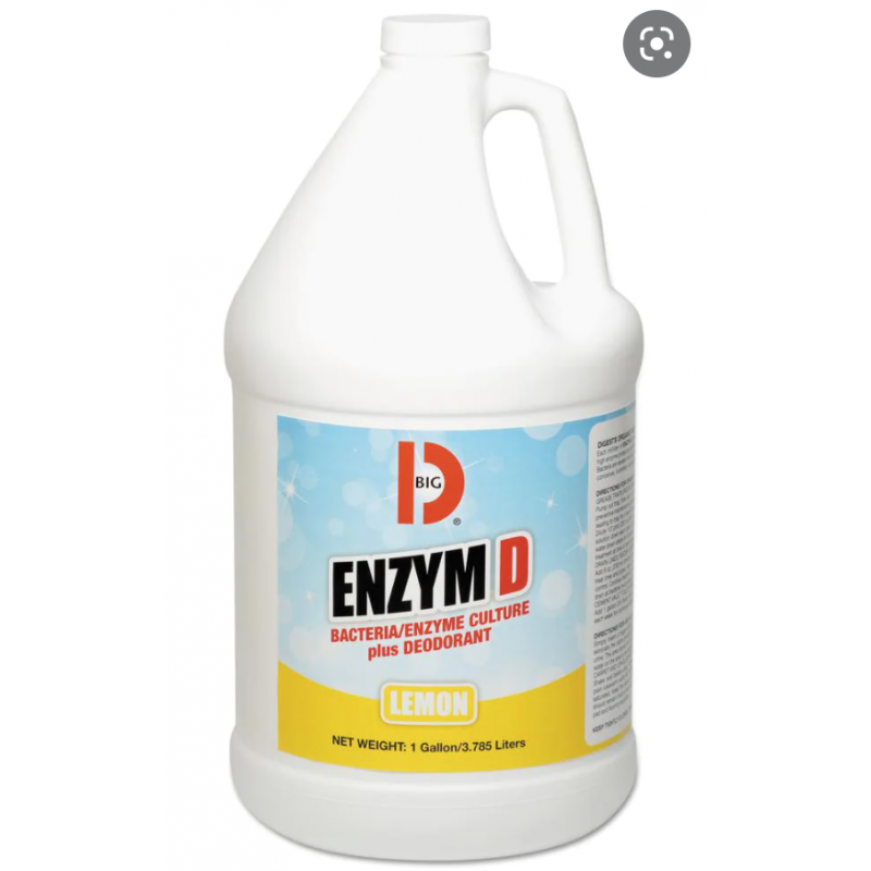 Enzym D Digester Liquid Deodorant,​ Lemon,​ 1gal,​ 4/​Carton - [Cleaning Supplies Canada Discounts] - 500-1 - [DefendUse.com]