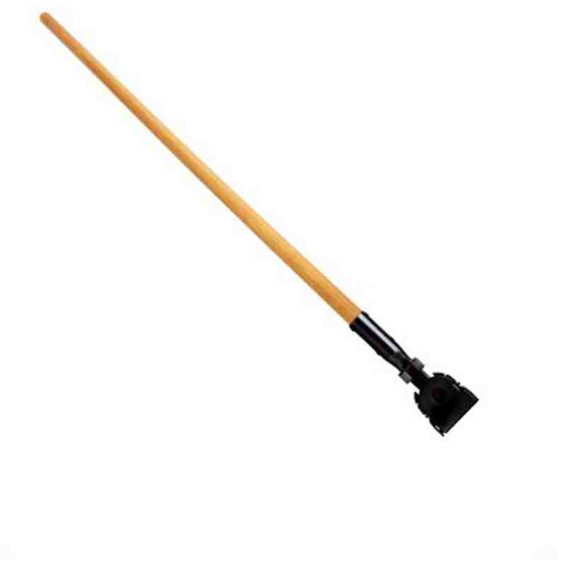 Rubbermaid FGM136000000 60" Vinyl-Covered Hardwood Snap-On Dust Mop Handle - [DefendUse.com] - FGM136000000 - Dust Mop Frames
