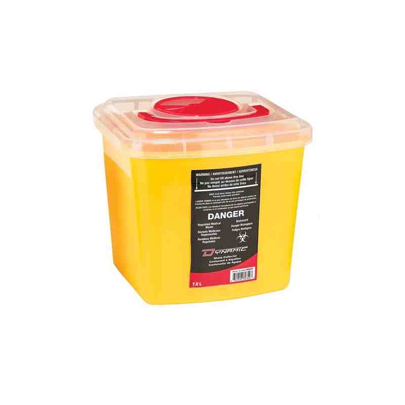 Sharps Container,Capacity: 7 L - [Cleaning Supplies Canada Discounts] - FACS7LT - [DefendUse.com]