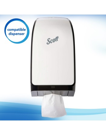 Scott® Control Kleenex® Bathroom Tissue, Coreless Roll, 2 Ply, 250 Sheets/Roll, White 36/Case - 3