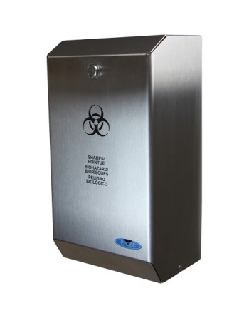 FROST Biomedical Sharps Disposal Unit, Capacity: 4 L - [Cleaning Supplies Canada Discounts] - 878 - [DefendUse.com]