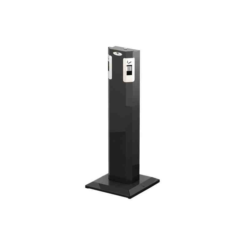 FROST Pedestal Ashtray, Outdoor/Wall-Mount, Metal, 1.6 US gal. Capacity, 41-1/2  Height, Type: Lobby - [Cleaning Supplies Canada