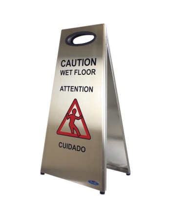 FROST Wet Floor  Sign, Trilingual With Pictogram, Height: 14-3/8 - [Cleaning Supplies Canada Discounts] - 1119 - [DefendUse.com]