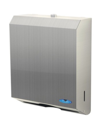 FROST Multi-Fold Towel Dispenser, Manual, 11  W x 4.125  D x 13.5  H, Colour: Stainless Steel - [Cleaning Supplies Canada Discou