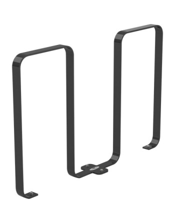 FROST 2080 The Linguini Bike Racks, Steel, 5 Bike Capacity,Colour: Black - [DefendUse.com] - 2080-BLACK - Frost Commercial Clean