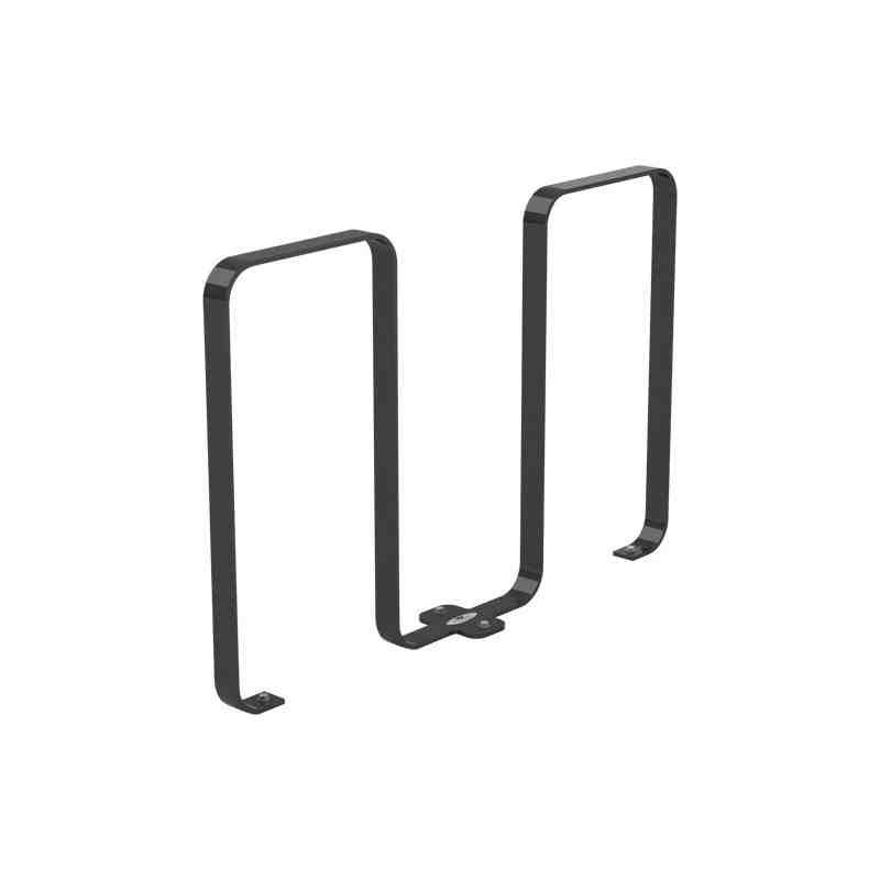 FROST 2080 The Linguini Bike Racks, Steel, 5 Bike Capacity,Colour: Black - [DefendUse.com] - 2080-BLACK - Frost Commercial Clean