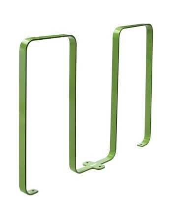 FROST 2080 The Linguini Bike Racks, Steel, 5 Bike Capacity,Colour: Green - [DefendUse.com] - 2080-GREEN - Frost Commercial Clean