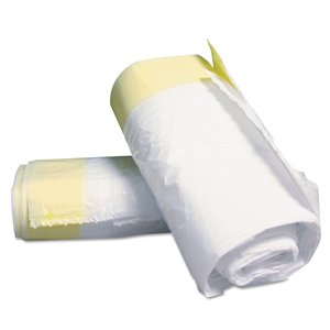 Sanitary Liner, 3 gal, 16-1/2" W x 6-1/10" D x 19-3/10" H, White (Pack of 1250)