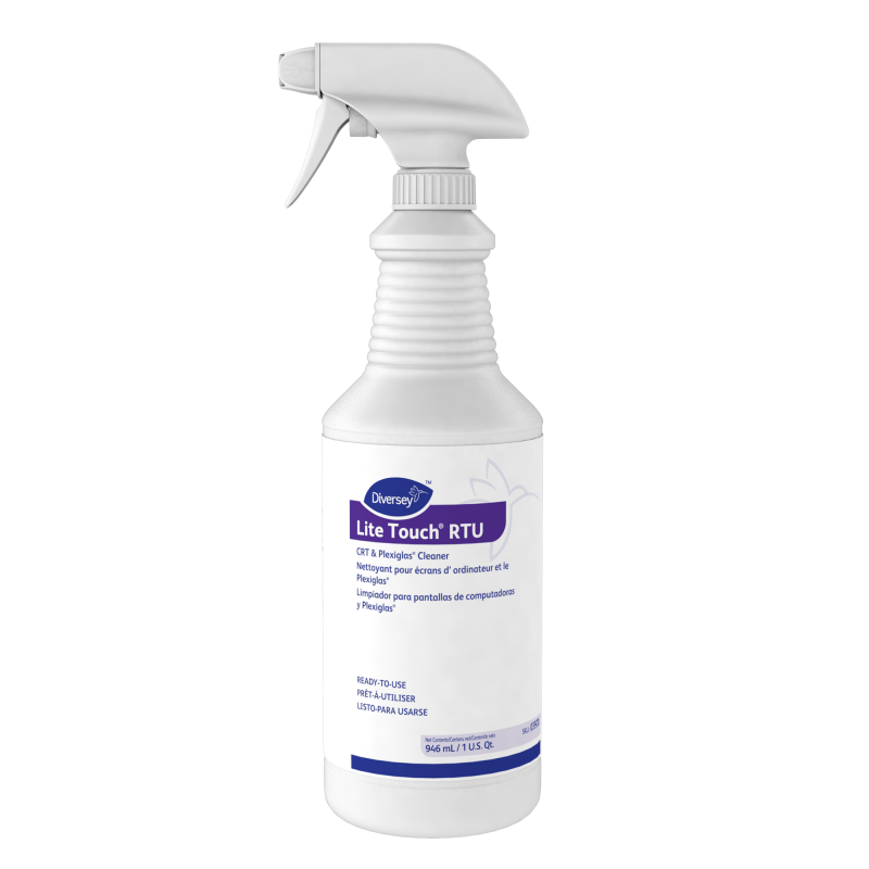 DIVERSEY 03970 Lite Touch CRT & Plexiglass Cleaner, Case of 12x946ml - [DefendUse.com] - 03970 - Diversey Holdings Cleaners