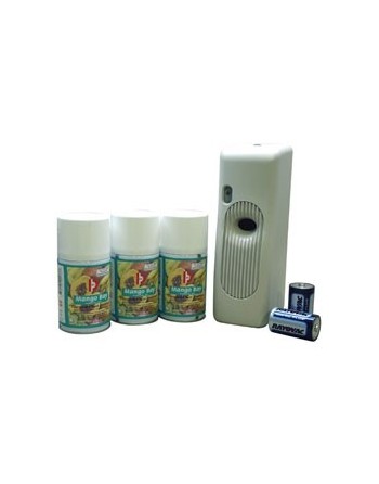 BIG D. 6 Piece Metered Concentrated Room Deodorant Starter Kit - Peach - [DefendUse.com] - 865 - 24/7 Odor Control