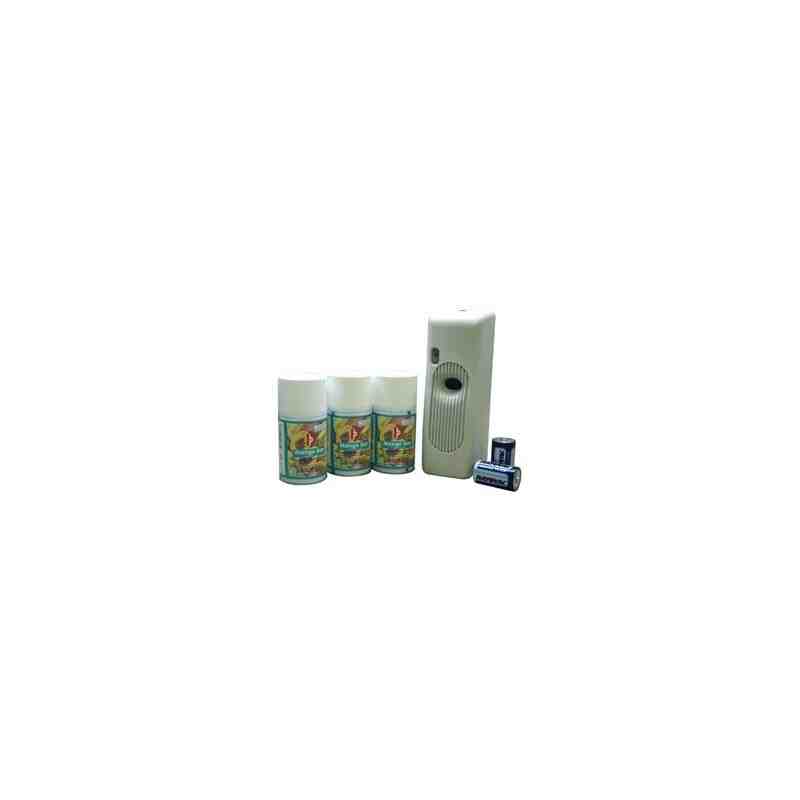 BIG D. 6 Piece Metered Concentrated Room Deodorant Starter Kit - Peach - [DefendUse.com] - 865 - 24/7 Odor Control