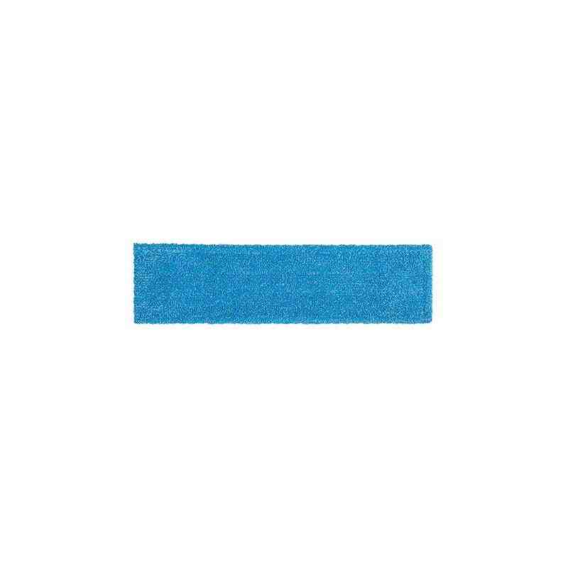 Rubbermaid 2132427 Microfiber Flat Mop Pad, Blue, Case of 12 - [DefendUse.com] - 2132427 - Microfiber Wet Floor Pads