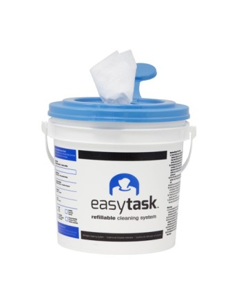 Easy Task ET-M Bucket, Meltblown Dry Wipes, Case of 6/90ct - 1