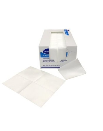 Diversey D1228884 6x8in Dry Wipes Disposable Wiping System, 500/pk, 4pk/cs - [DefendUse.com] - D1228884 - Create Your Own Wipes