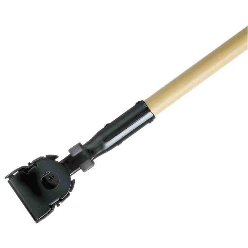 RUBBERMAID  Snap-On Dust Mop Handle , Wood, Jaws Tip, 60" Length - [Cleaning Supplies Canada Discounts] - FGM116000000 - [Defend